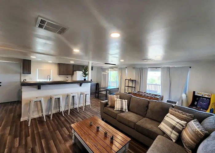 Modern With Arcade, Foosball Table And Fire Pit In Meadview, Arizona *