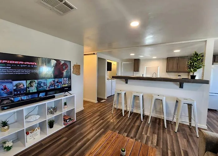 Modern With Arcade, Foosball Table And Fire Pit In Meadview, Arizona